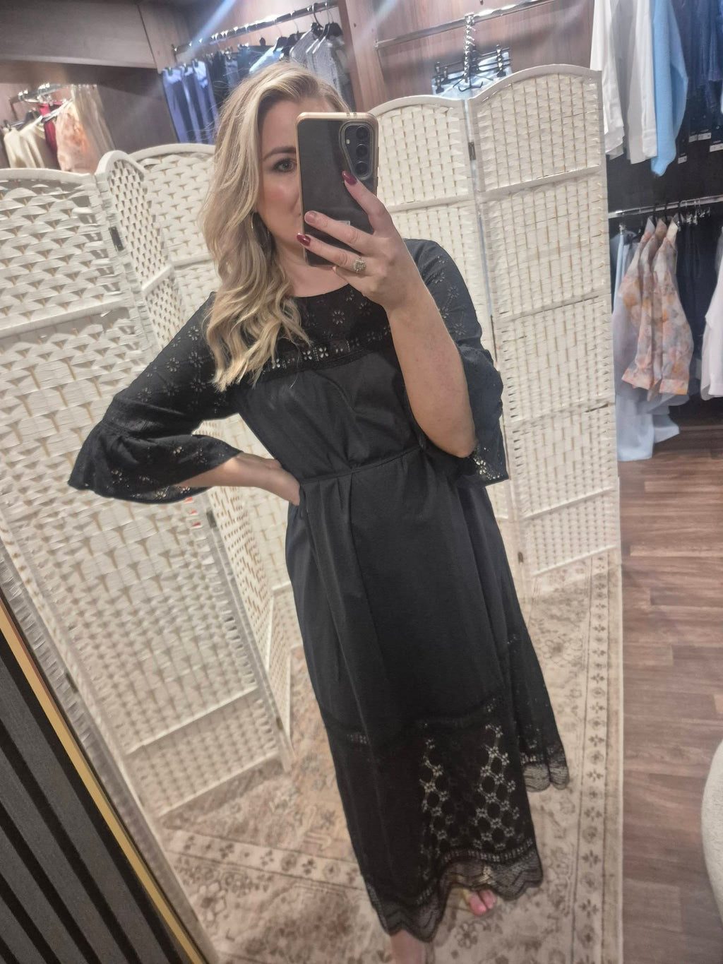 Rue de femme Black laced dress