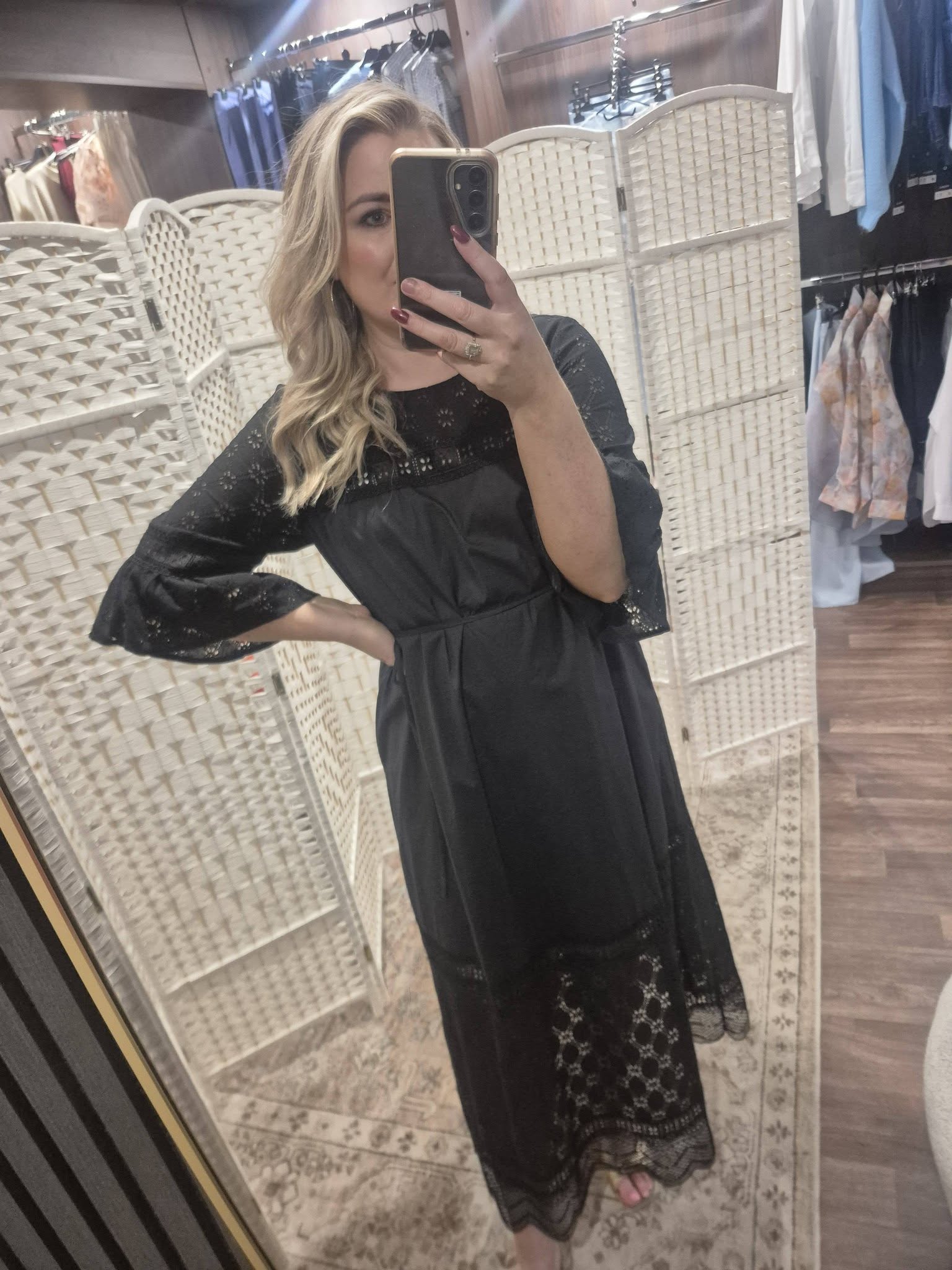 Rue de femme Black laced dress