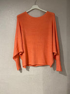 Coral Pearl-Effect Button Cardigan