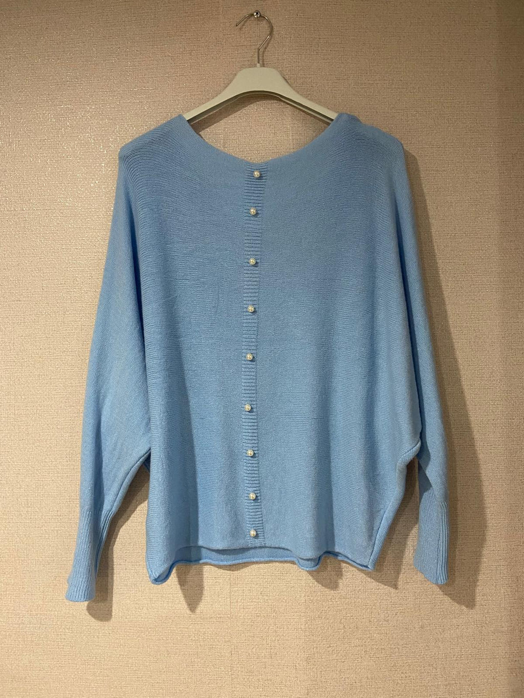 New Collection Blue Pearl Button    YR/0046