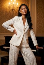 Lace Two Piece Suit