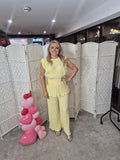 Sleeveless Set in Yellow