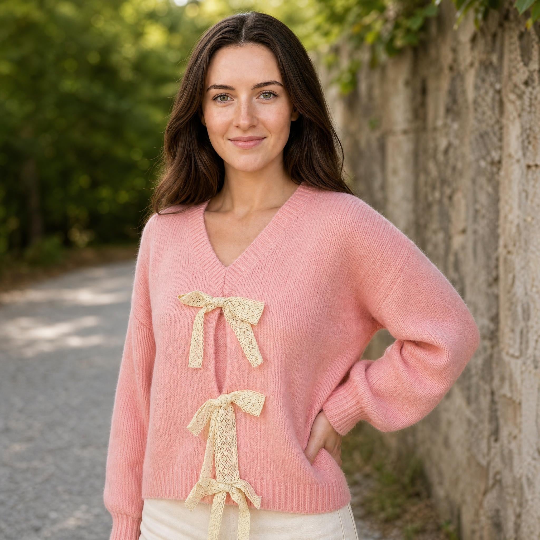 Luzabelle Pink Jumper LU2413 YR/0036