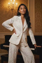 Lace Two Piece Suit